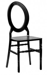 O Back Chair Black