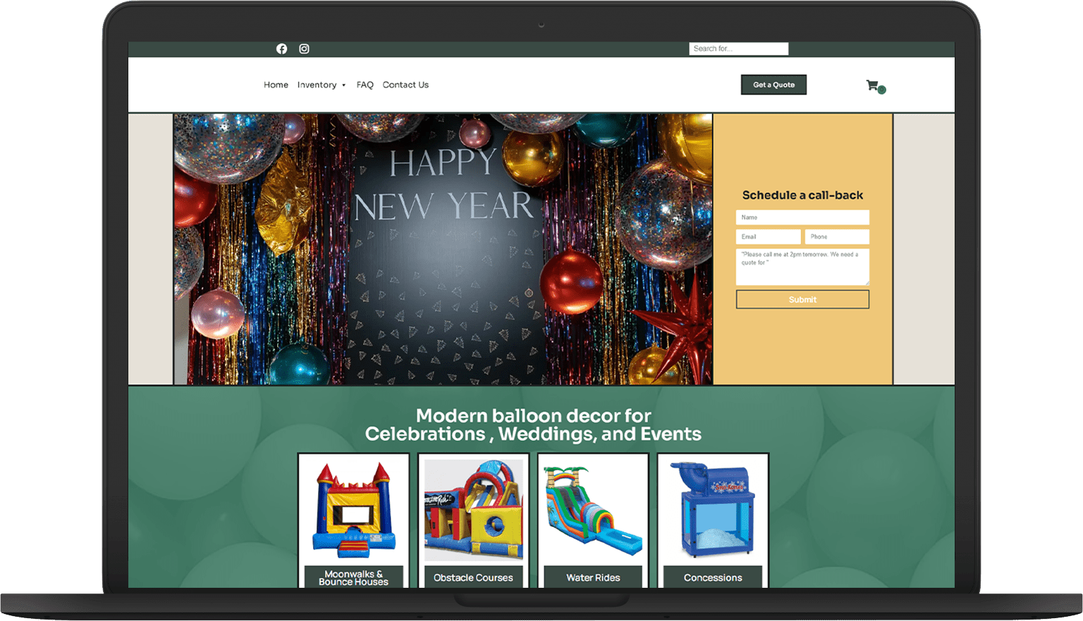 eo balloon3 mockup Website Themes