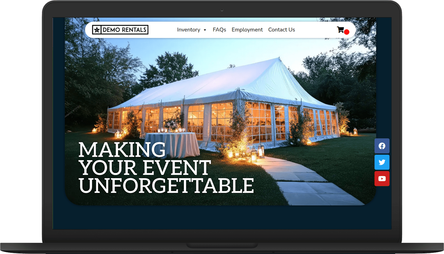 EO Event Mod Laptop Website Themes